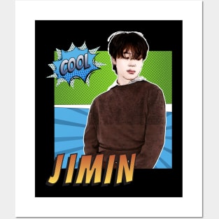 Comic Jimin BTS Posters and Art